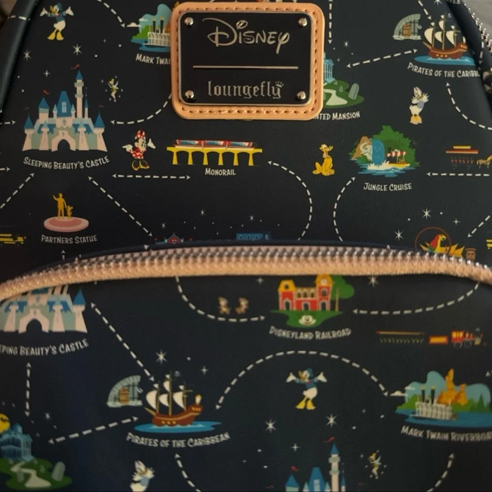Loungefly Disneyland 65th Anniversary Mini Backpack - Picture 5 of 5